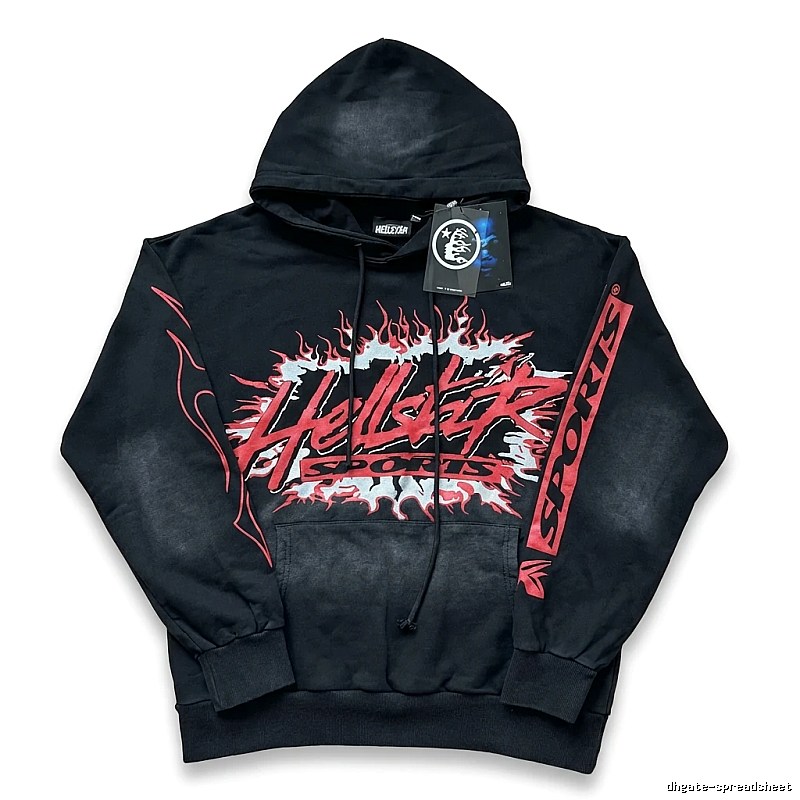 Hellstar sporty black hoodie
