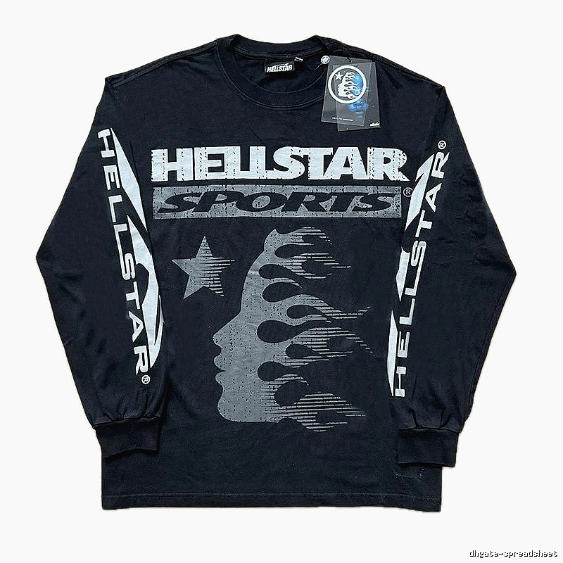 Hellstar Sporty Style Black Long Sleeve