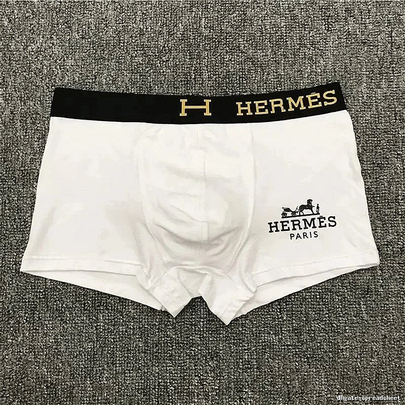Hermes Travel Logo boxer briefs Black Boxer Briefs with Modern Look