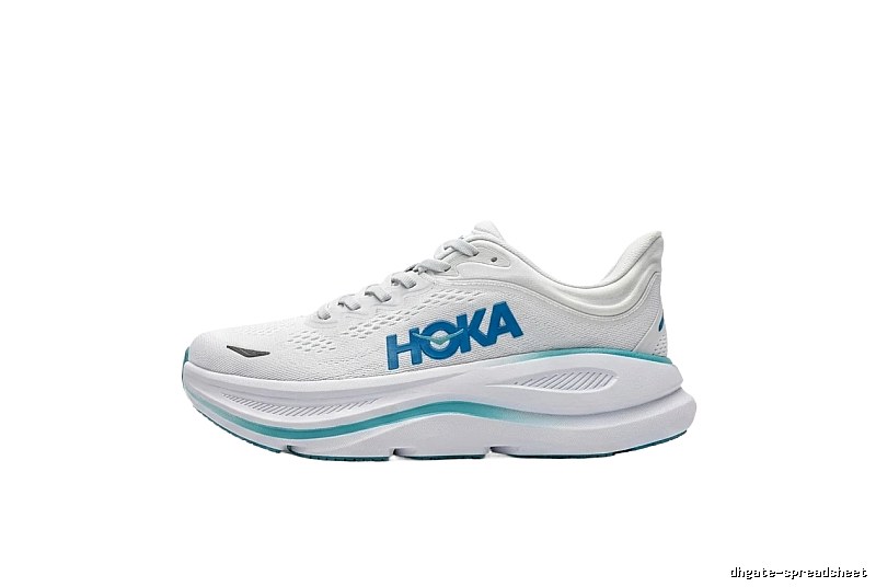HOKA trendy brand white sports shoes
