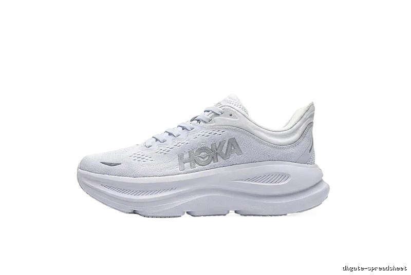 HOKA trendy brand white sports shoes