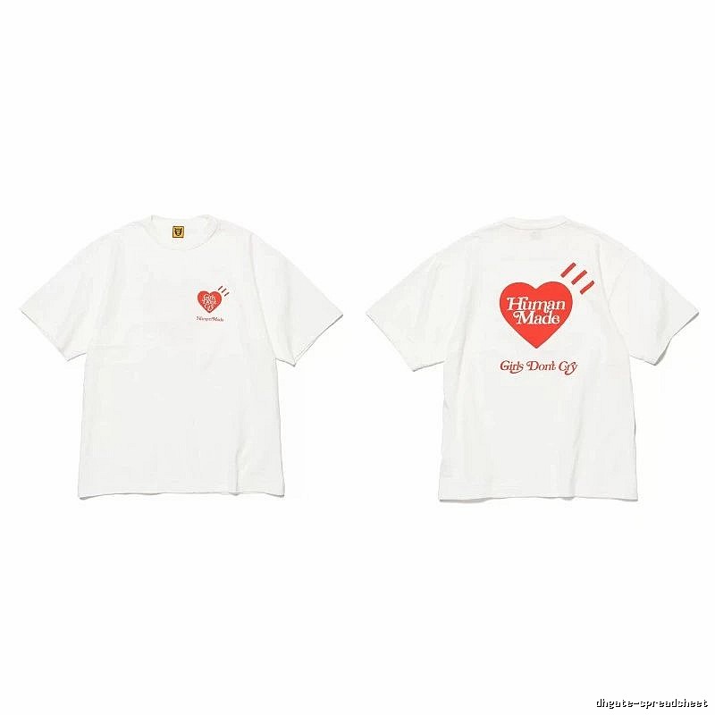 Human Made Easy Match Heart logo T-shirt Black Green Human for Everyday Use