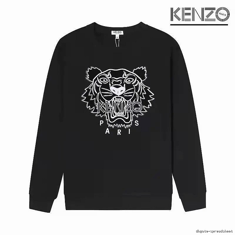 Kenzo Style Kc25 Tiger SweatShirt Minimal Look Graphic