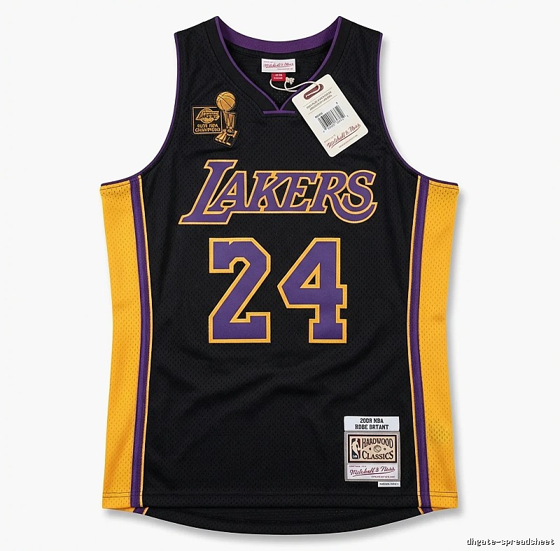 Kobe Lakers retro-style jerseys