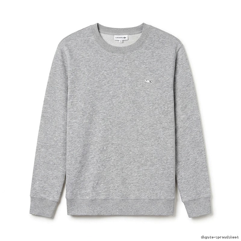 Lacoste basic simple grey sweatshirt