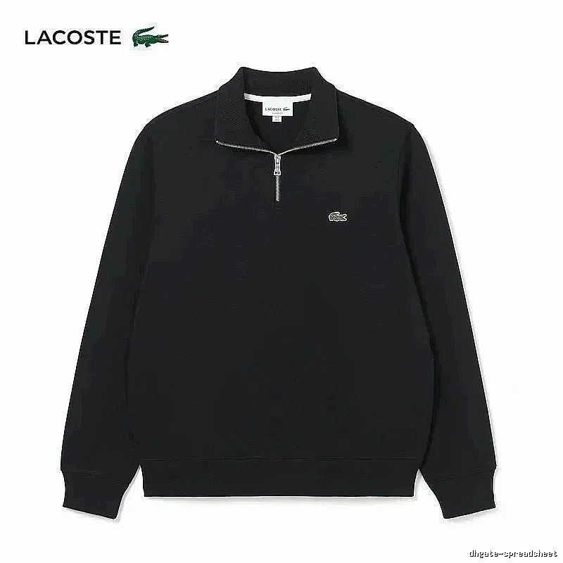 Lacoste Classic Quarter-zip sweatshirt Black Quarter Zip for Daily Styling