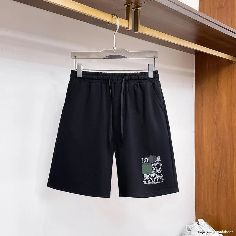LOEWE Printed Casual Style Black Shorts
