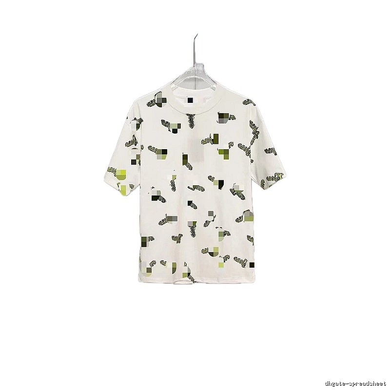 Louis Vuitton All-over Print Streetwear Style White T-Shirt