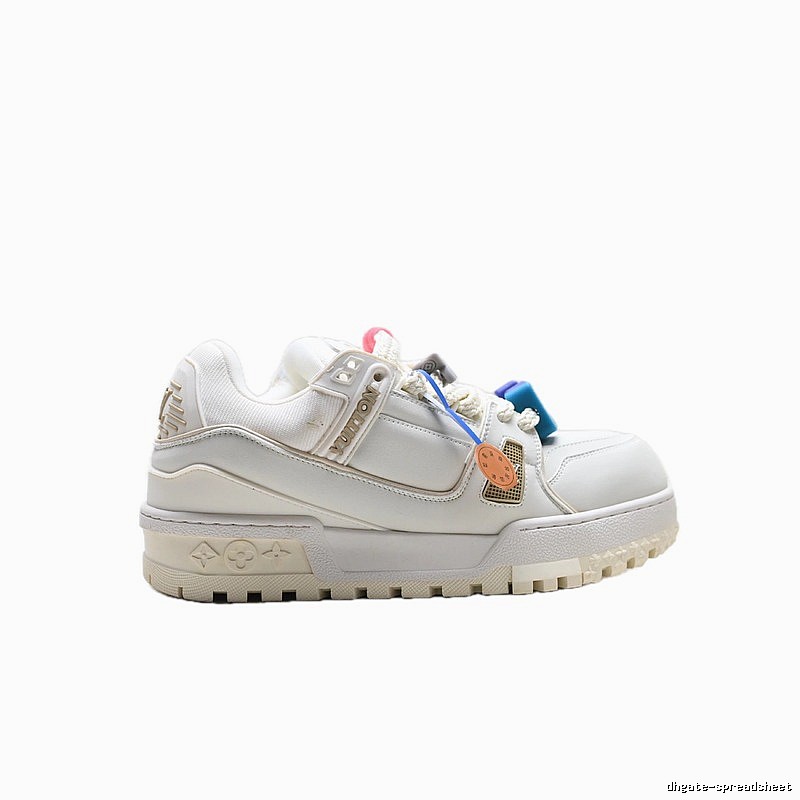 Louis Vuitton LV Trainer casual white shoes