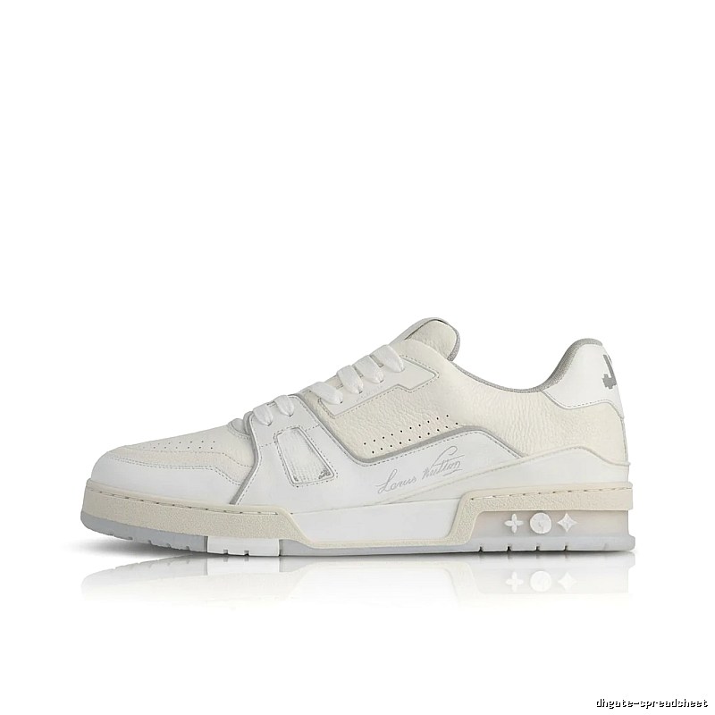 Louis Vuitton white trendy sports shoes