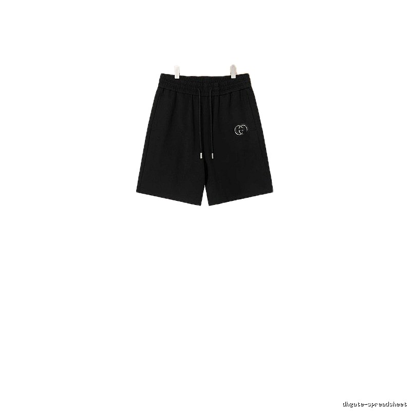 LV casual style black shorts