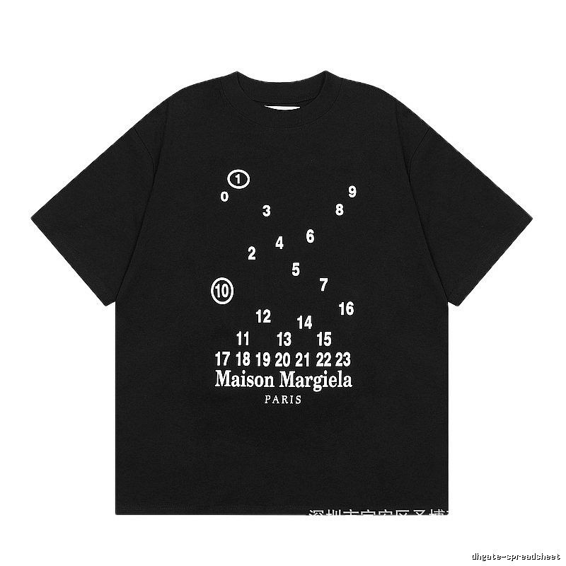 Maison Margiela Digital Print High Street Black T-Shirt