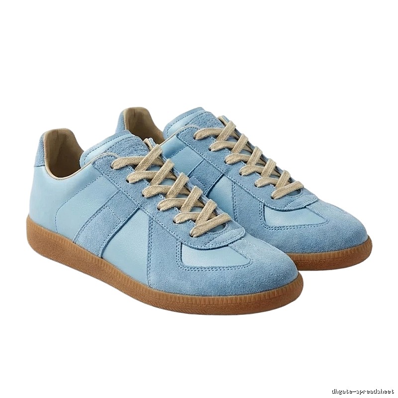 Maison Margiela German training style light blue shoes