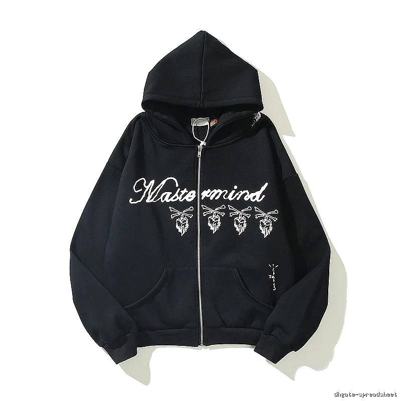 Mastermind Style W01 Zip Hoodie Daily Styling Skull