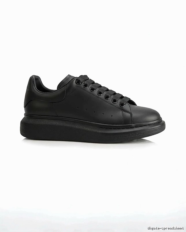 McQueen Thick-soled Casual Style Black Shoes