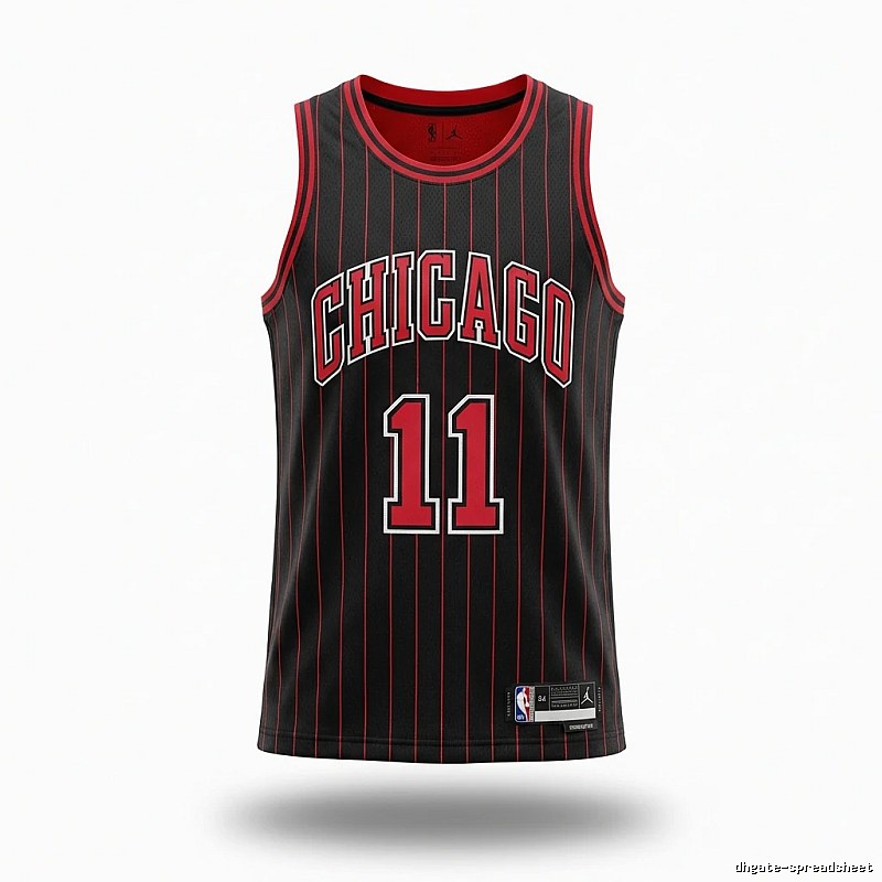 Michael Jordan retro black and red jersey
