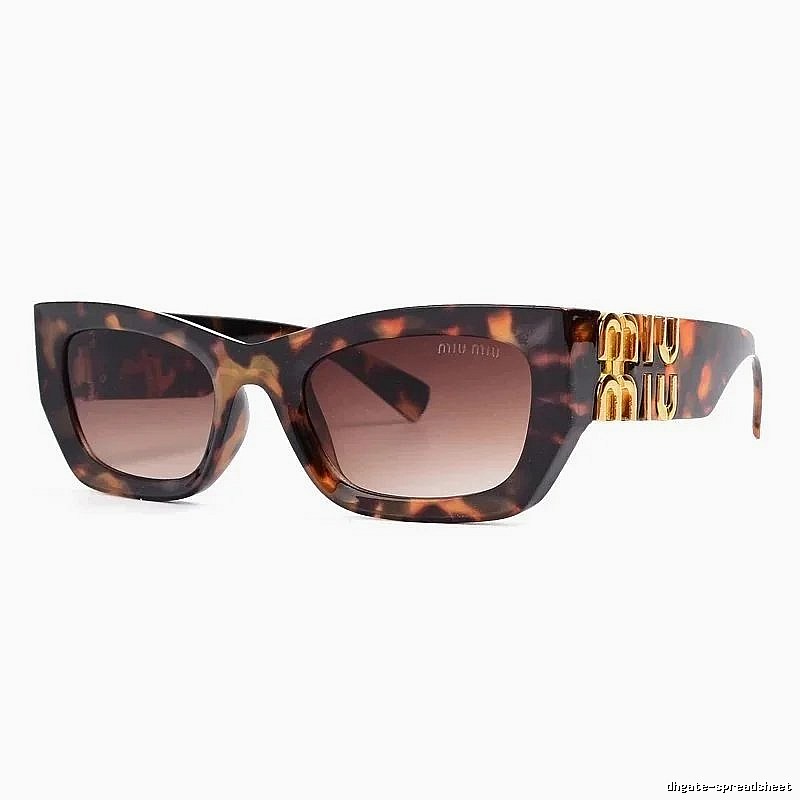 Miu Miu Easy Match Oversized sunglasses Black Oval Sunglasses for Everyday Use