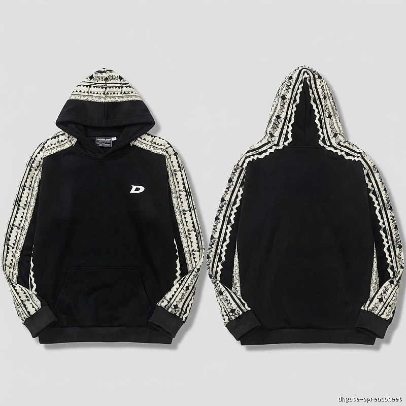 MLB retro style black hoodie