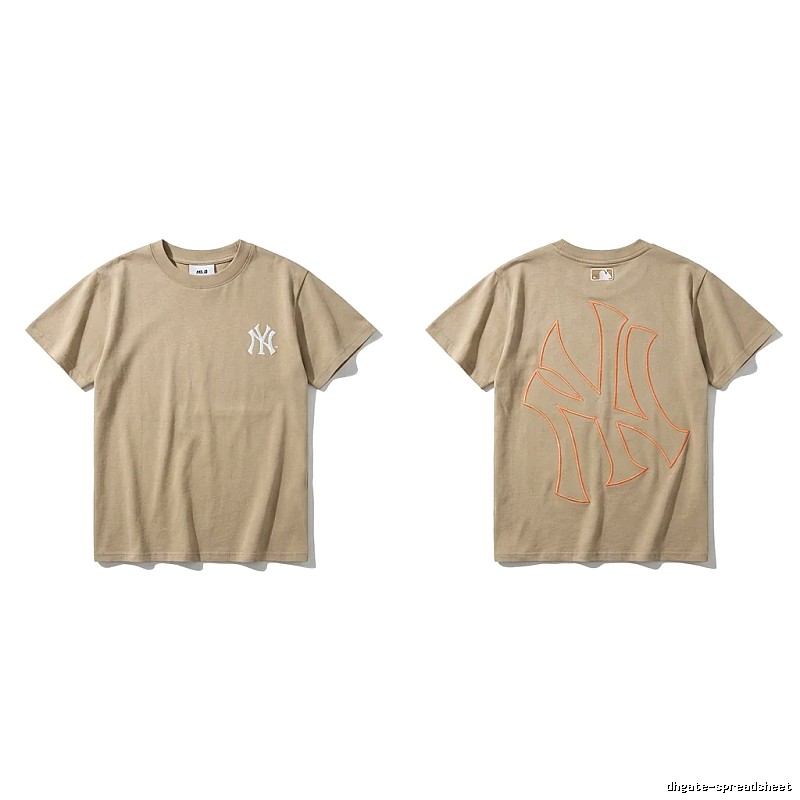 MLB retro style khaki T-shirt