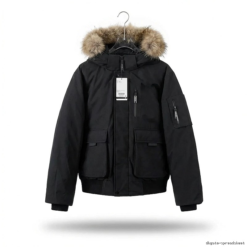 MLB Workwear Style Black Down Jacket