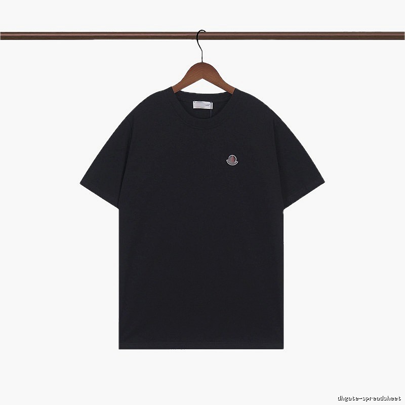 Moncler Classic Minimalist Style Black Short-sleeve T-shirt