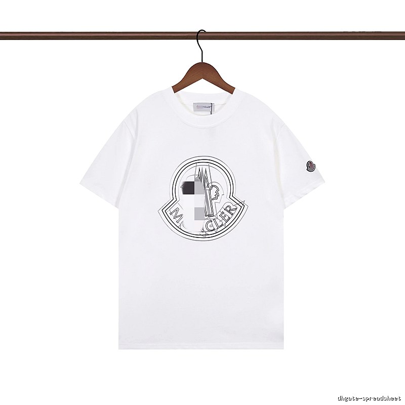 Moncler Logo Collection Trendy Style White T-Shirt