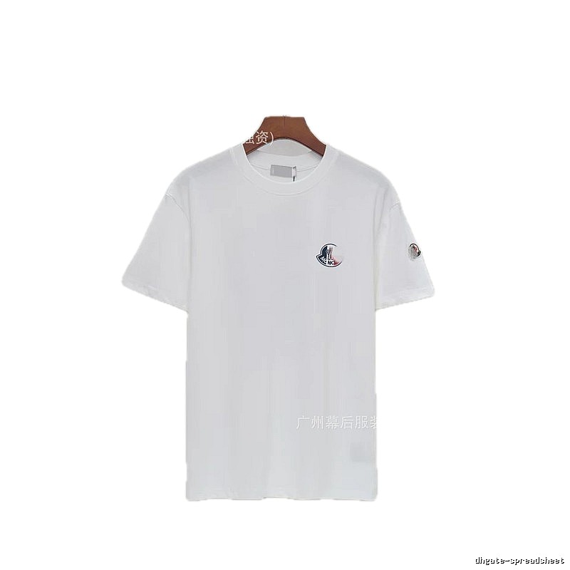 Moncler Logo Minimalist Style White Short-sleeved T-shirt