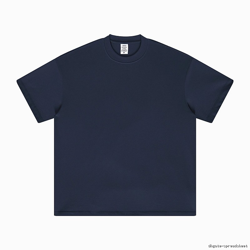 Monogram Plain white T-shirt Minimal White Short for Layered Styling