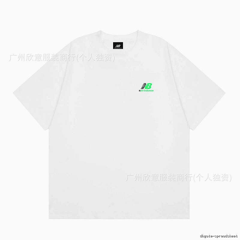 New Balance Casual Series Minimalist Style White T-Shirt