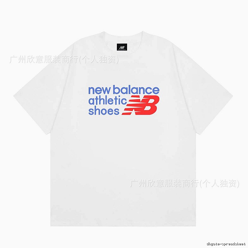 New Balance Printed Sporty White Short-sleeve T-shirt