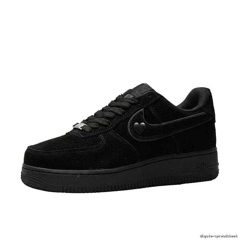 Nike Air Force One black trendy shoes