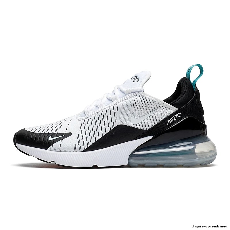 Nike Air Max 270 Black and White Trend Running Shoes