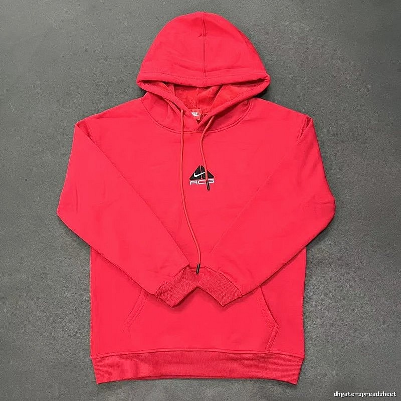 Nike Red Zip Hoodie Training Look Swoosh