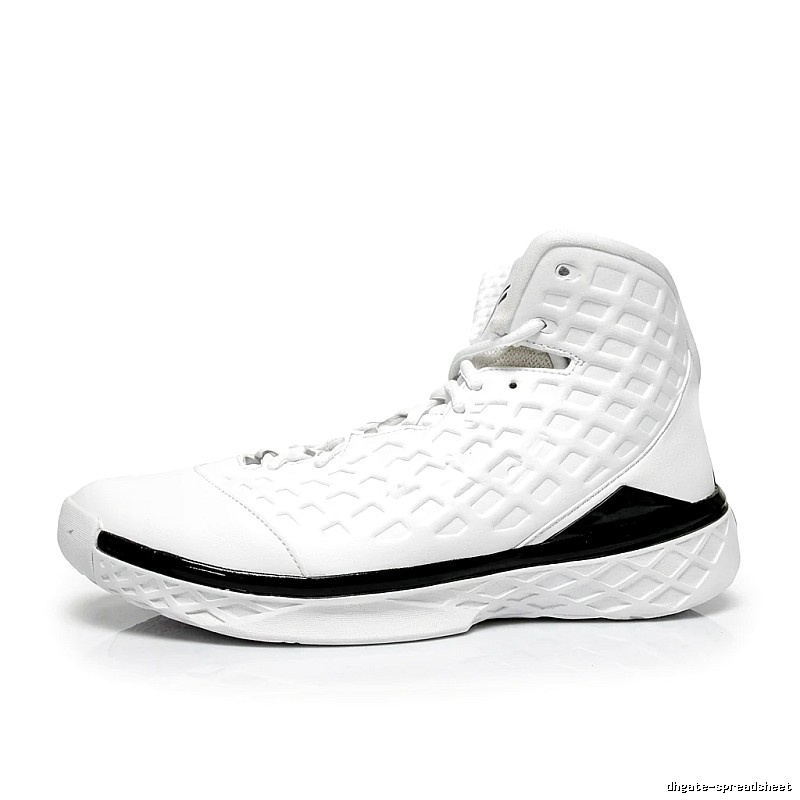 Nike retro black and white basketball shoes