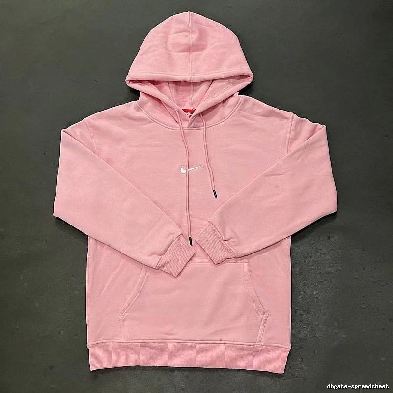 Nike Small Chest-Logo Detail Small-Logo Detail Pink Zip Hoodie Gift Ready Swoosh