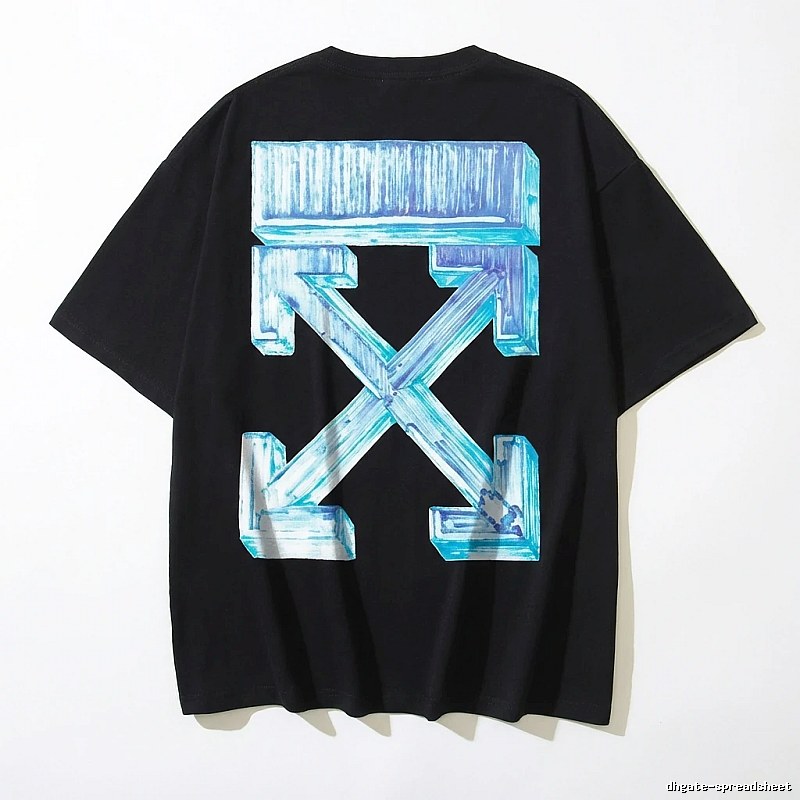 Off-White Arrow Trendy Brand Black T-shirt