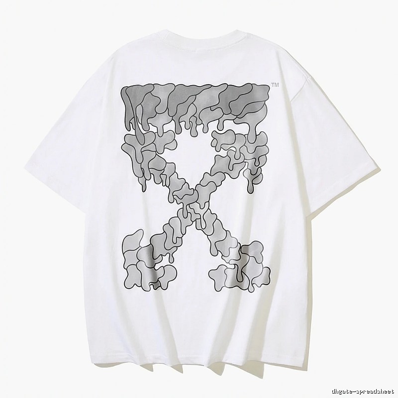 Off-White Gradient Style White T-shirt