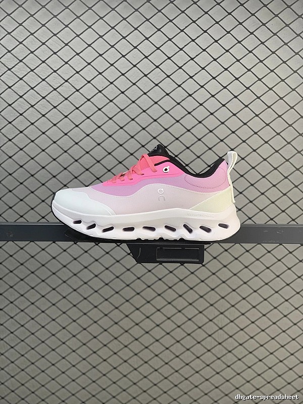 On Cloud Runners with Segmented Sole Pods in Pink