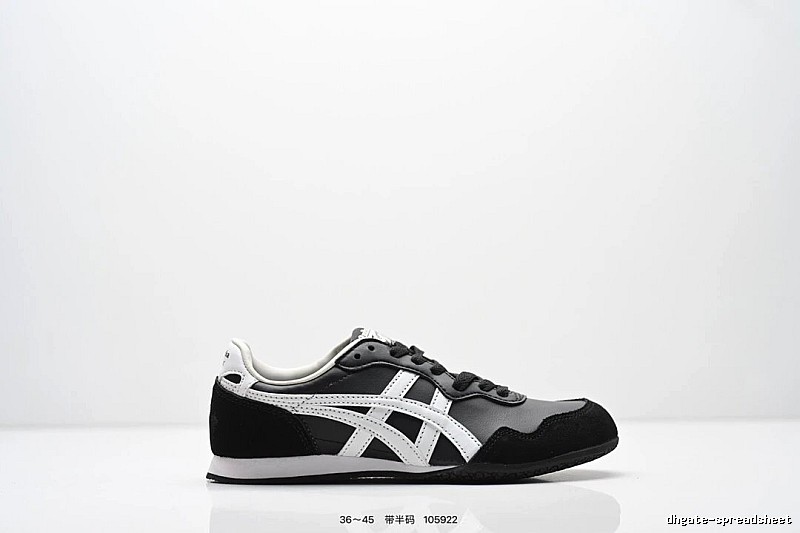 Onitsuka Tiger black-and-white retro sports shoes