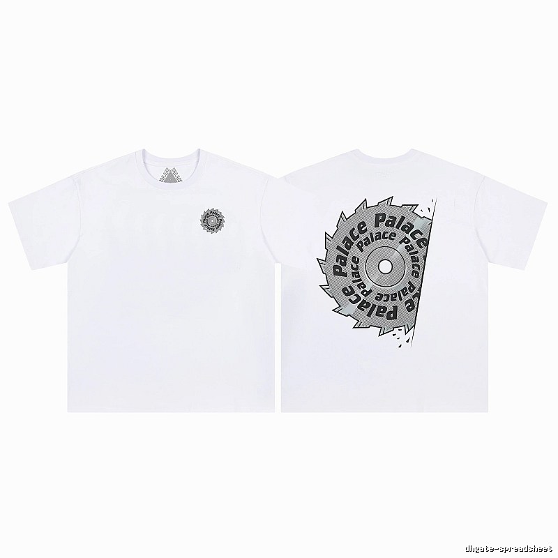 Palace Saw Blade Printed Street-style White T-Shirt