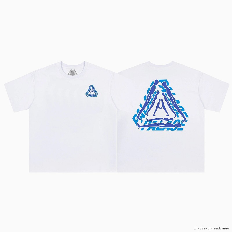 Palace Triangle Print Street-style White T-Shirt