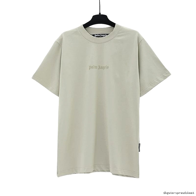 Palm Angels Logo Detail Logo T-shirt White Palm Tree with Relaxed Feel