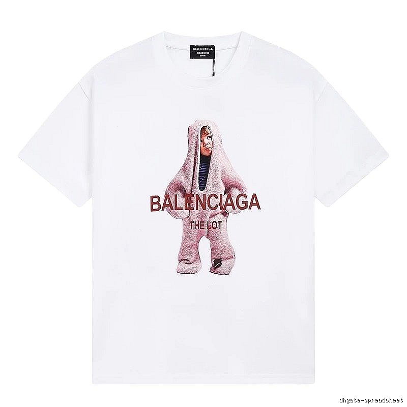 Parisian-style printed white T-shirt