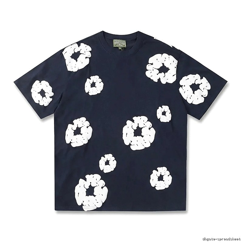 Printed trendy short-sleeved shirt with DENIM TEARS