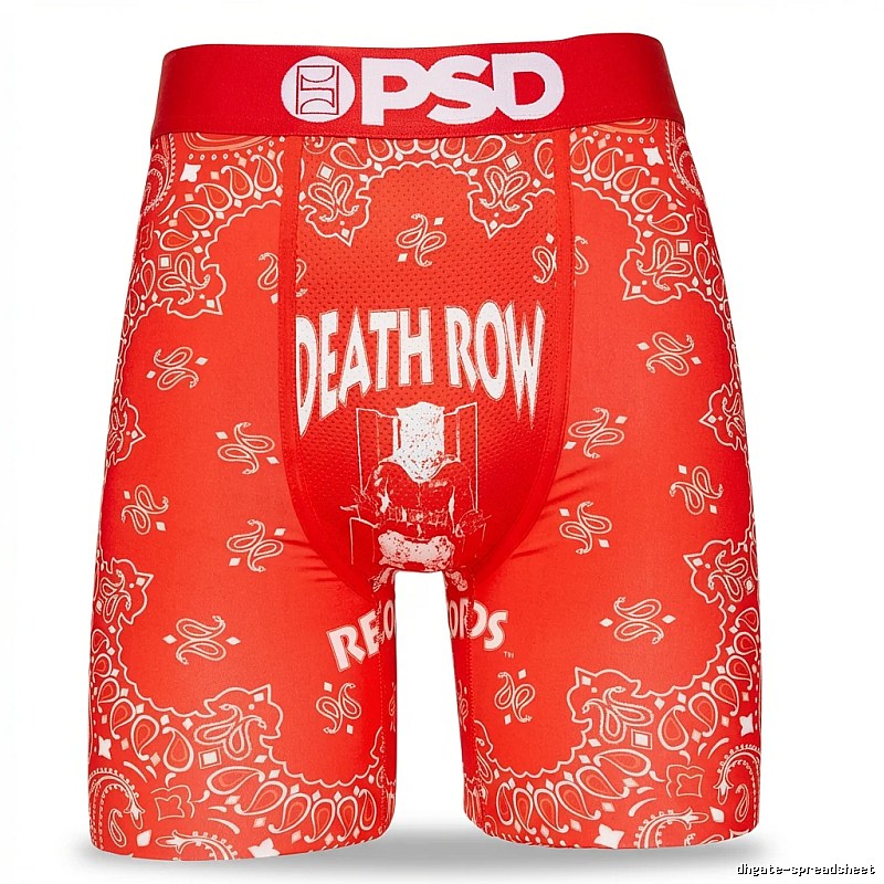 PSD Death Row Retro Style Red Underwear
