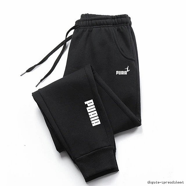 Puma Resort Sweatpants Black Drawstring Sweatpants for Travel Looks