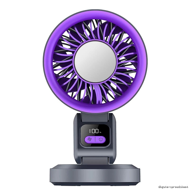Quick Cooling Desktop Cooling Fan Gray Cold-compress Version