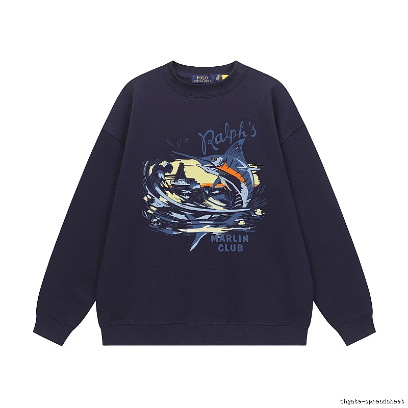 Ralph Lauren Marin Club Navy Blue Sweatshirt