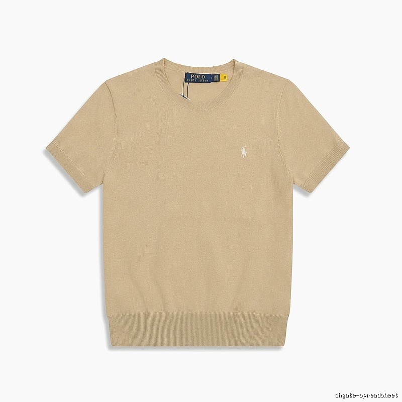 Ralph Lauren minimalist style beige knitted sweater
