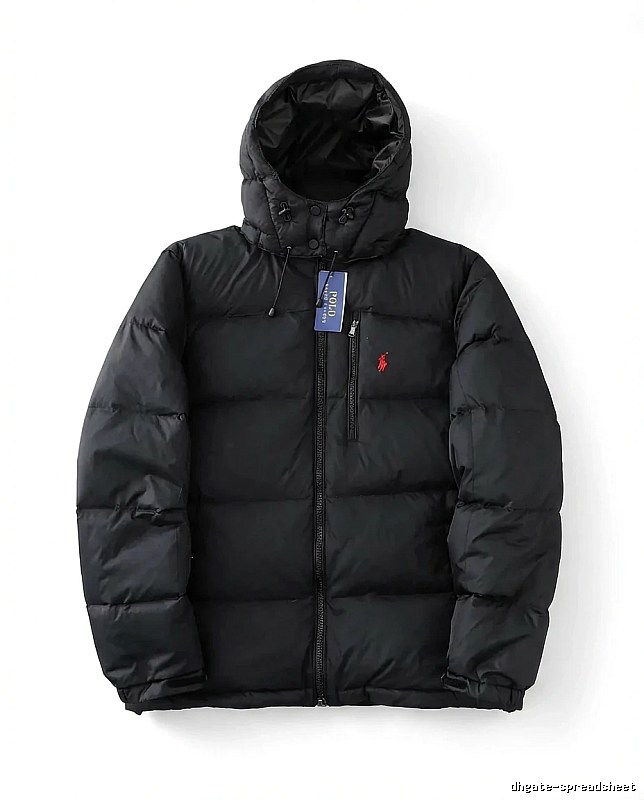 Ralph Lauren Polo Black Trendy Brand Down Jacket